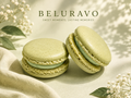Classic Pistachio French Macarons | 36 Count | Made with Natural Colors | Gourmet Almond Cookies | Fresh Citrus Dessert