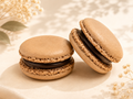 Classic Chocolate French Macarons | 36 Count | Made with Natural Colors | Gourmet Almond Cookies | Fresh Citrus Dessert