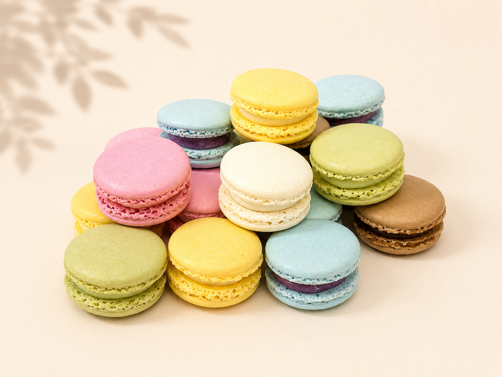 Beluravo Everyday Collection | Assorted French Macarons | 36 Count